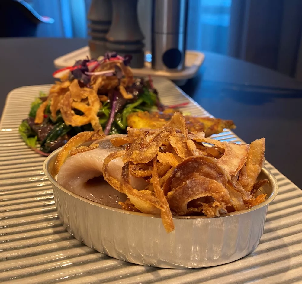 Matjes nach Hausfrauenart im Restaurant Oskar's