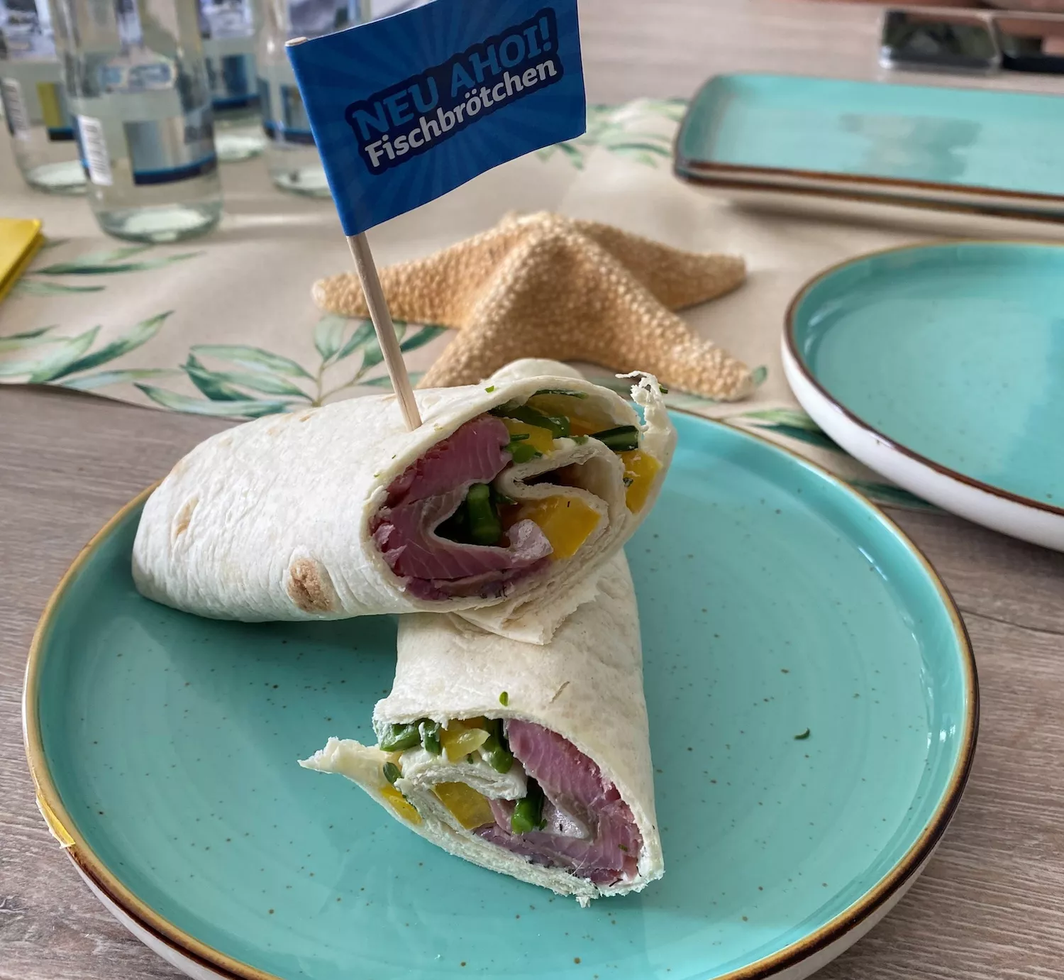 Matjes-Wrap bei der Aktion Miniköche