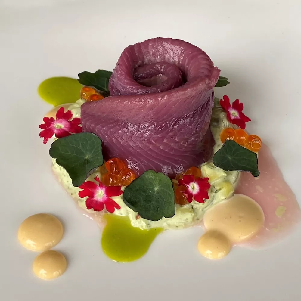 Matjes around the world-Gericht vom Restaurant ZeitGeist