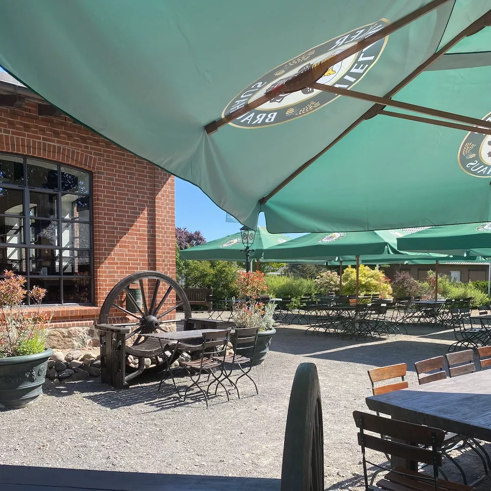 Außenbereich vom Vielanker Brauhaus