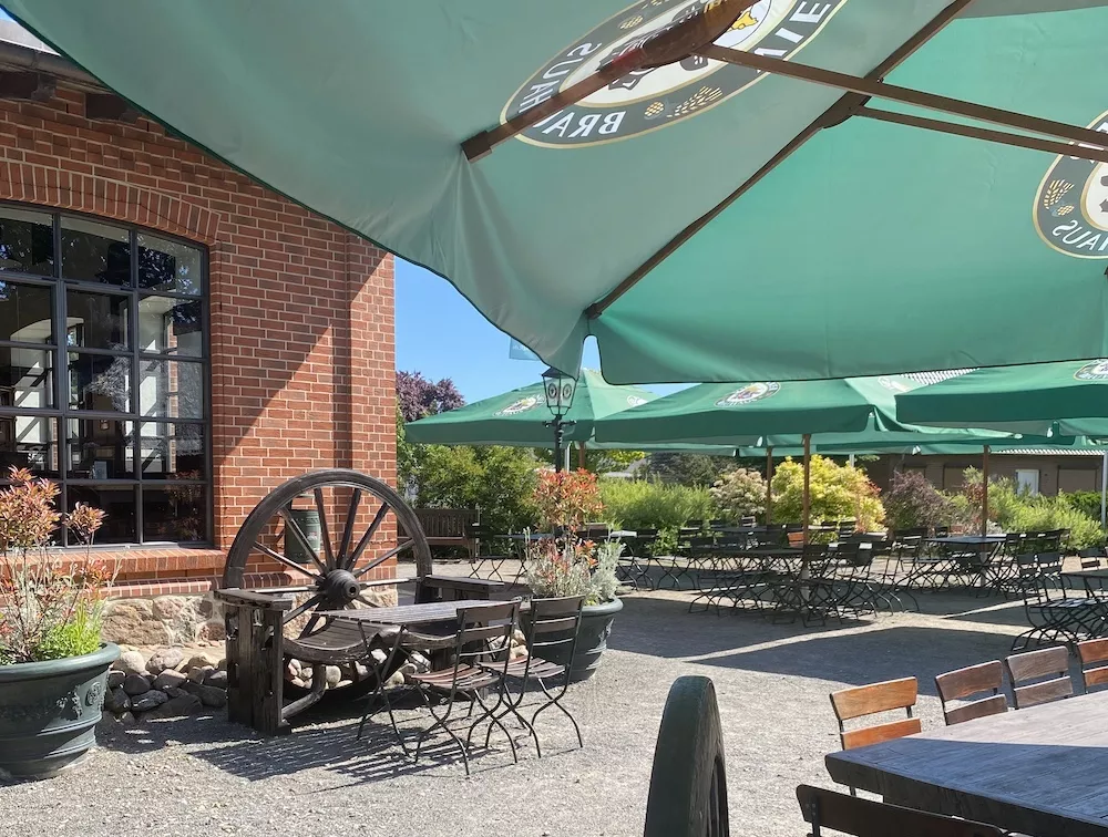 Außenbereich Vielanker Brauhaus